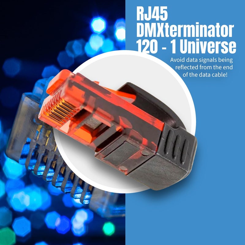 SIRS-E CPoint DMXterminator RJ45 مبدد DMX 120 أوم 1 كون عالم RJ45-DMXTERM-120 (1) - Image 4